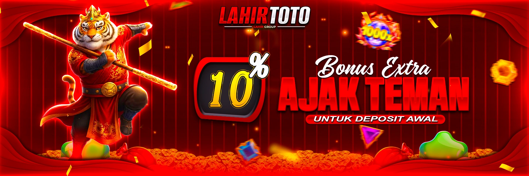 BONUS EXTRA AJAK TEMAN 10%