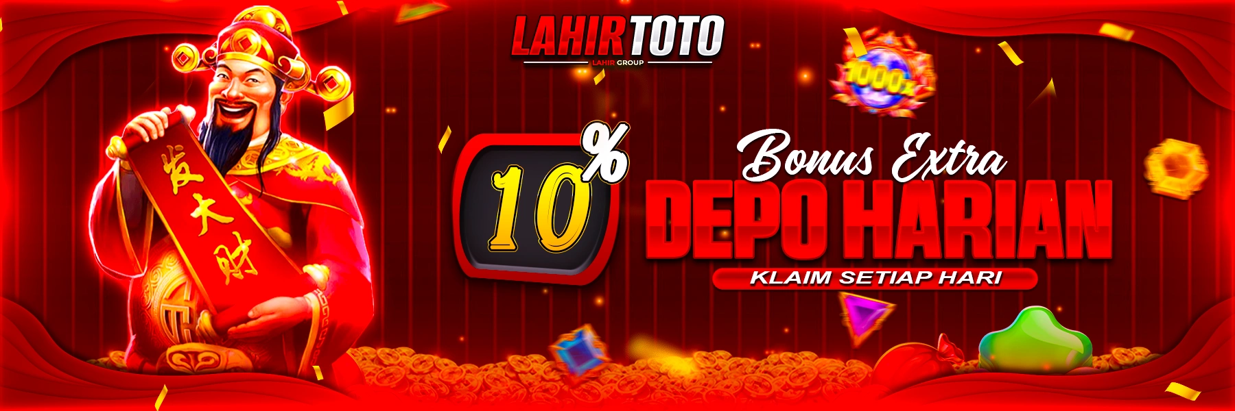 BONUS DEPOSIT HARIAN 10%