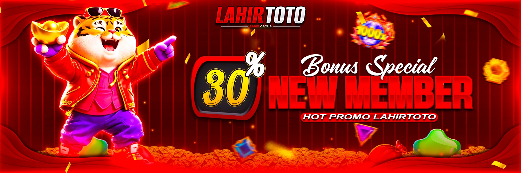 BONUS NEW MEMBER 30%